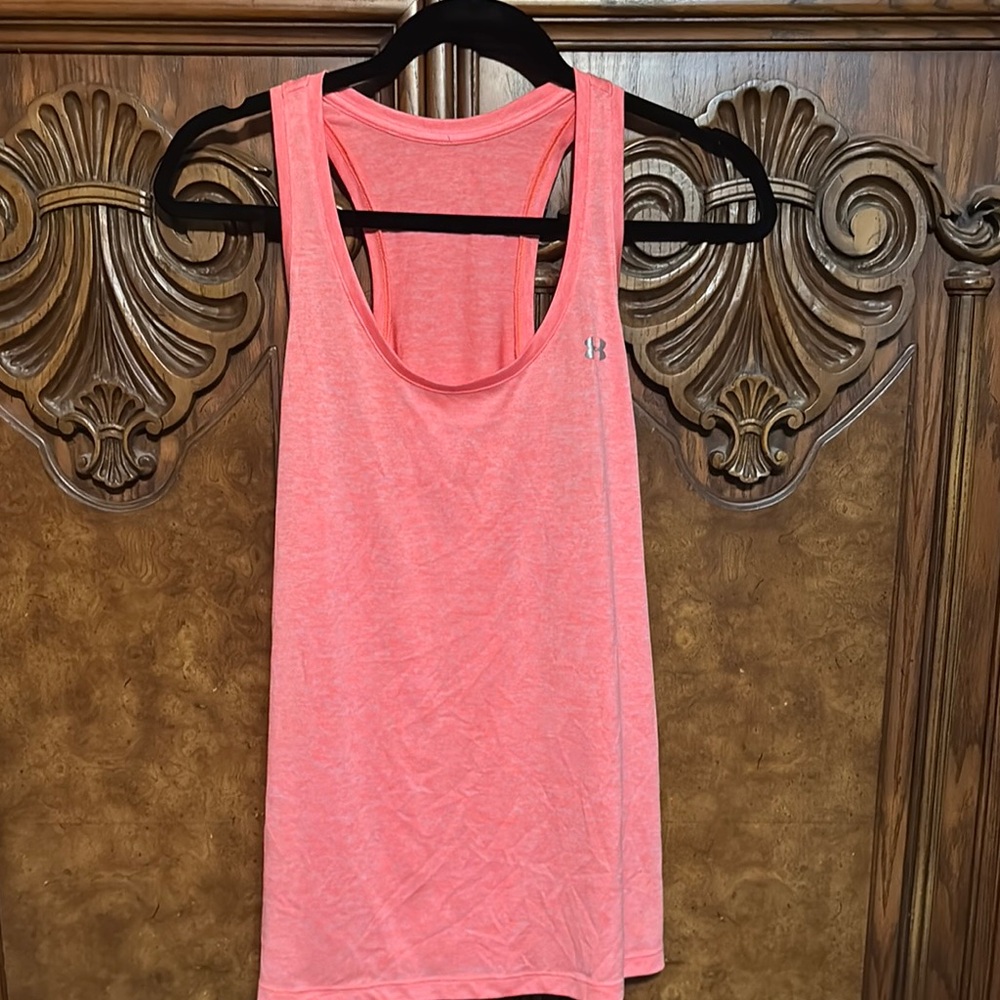 Under Armour Pink Sleeveless Relaxed Tank Top